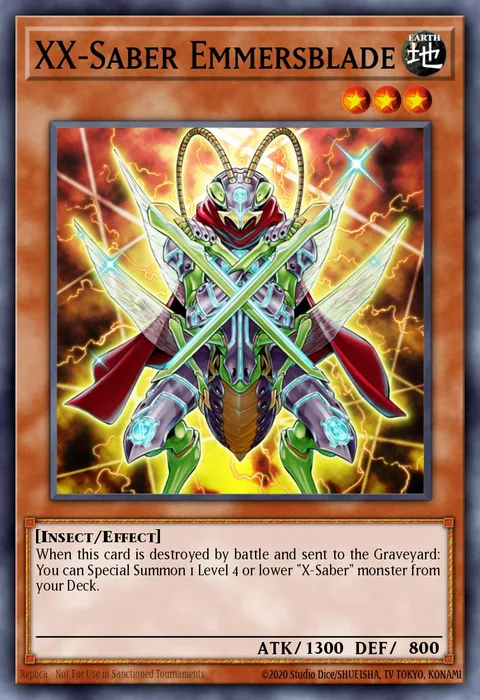 XX-Saber Emmersblade trading card