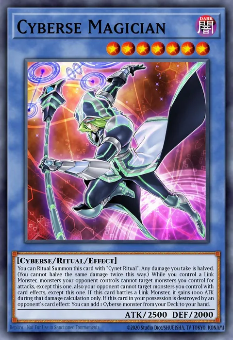 Cyberse Magician trading card