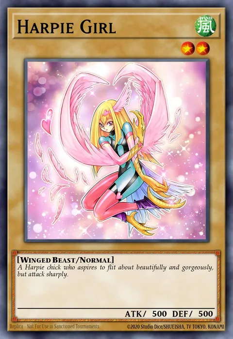 Harpie Girl trading card