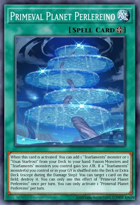 Primeval Planet Perlereino trading card