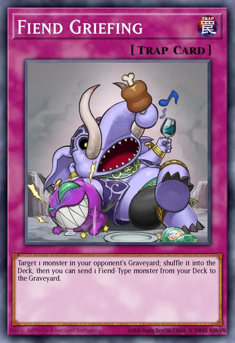 Fiend Griefing trading card
