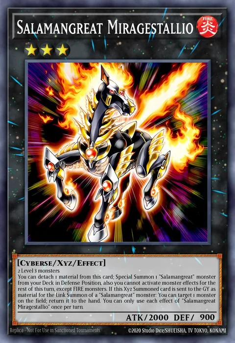 Salamangreat Miragestallio trading card