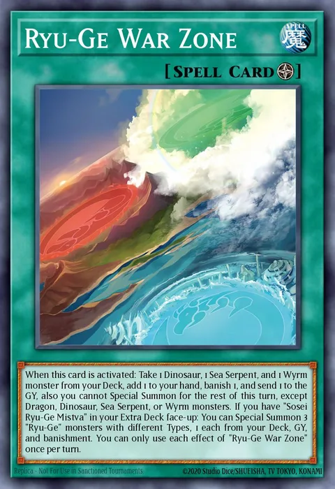 Ryu-Ge War Zone trading card