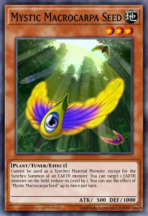 Mystic Macrocarpa Seed trading card