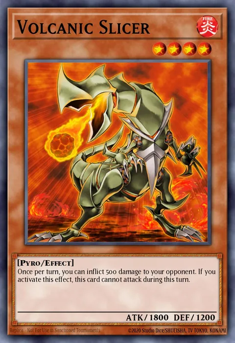 Volcanic Slicer trading card