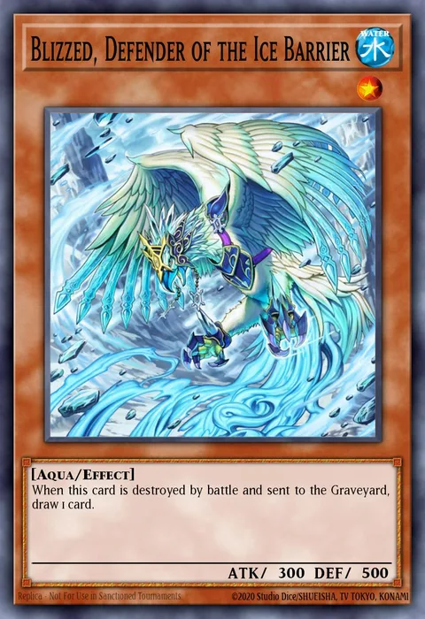 Blizzed, Defender of the Ice Barrier trading card