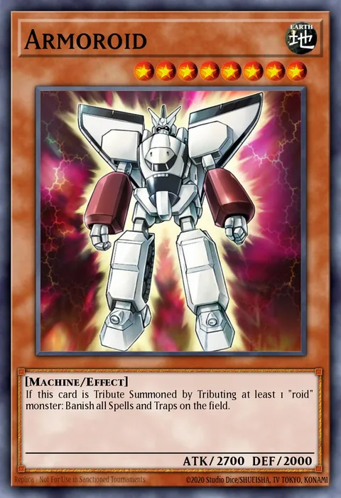 Armoroid trading card