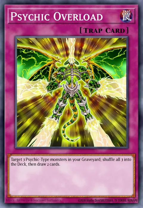 Psychic Overload trading card