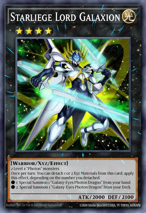 Starliege Lord Galaxion trading card