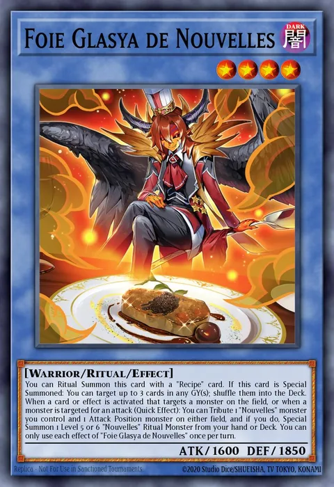 Foie Glasya de Nouvelles trading card