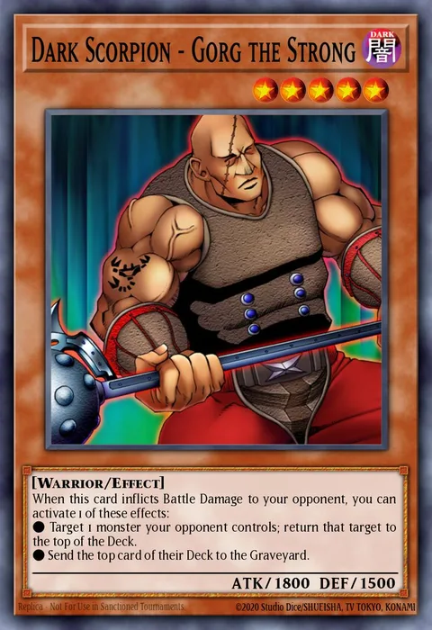 Dark Scorpion - Gorg the Strong trading card