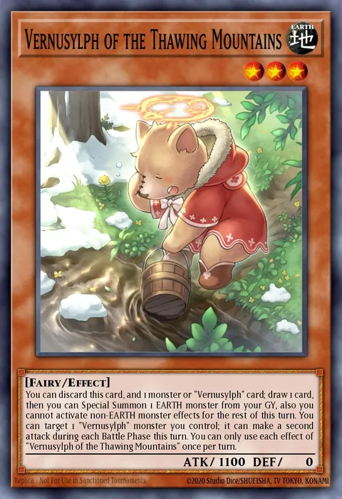 Vernusylph of the Thawing Mountains trading card