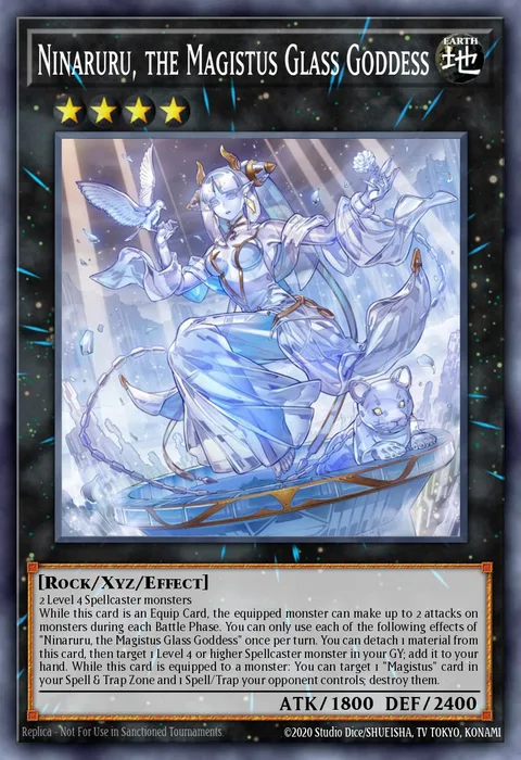 Ninaruru, the Magistus Glass Goddess trading card