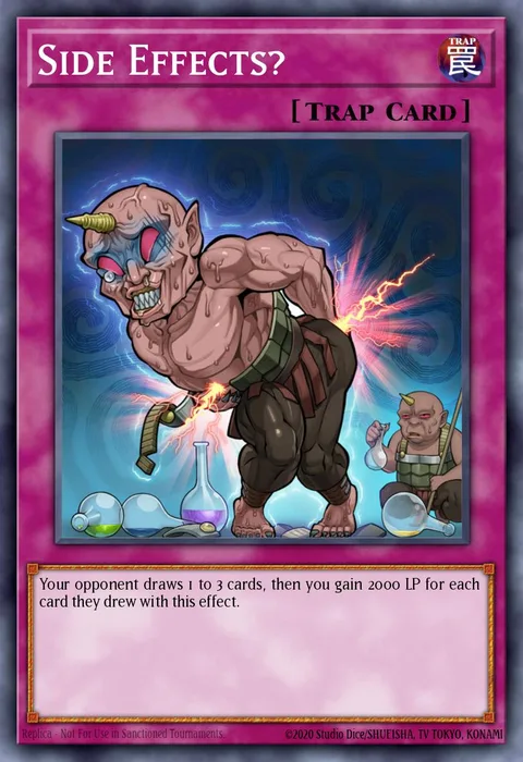 Side Effects? trading card