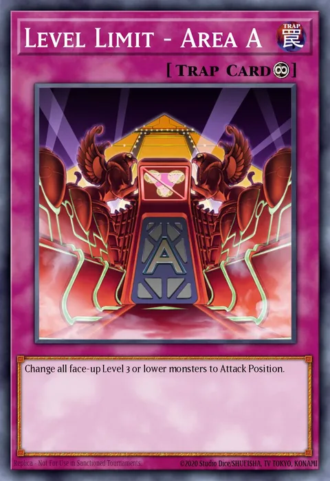 Level Limit - Area A trading card