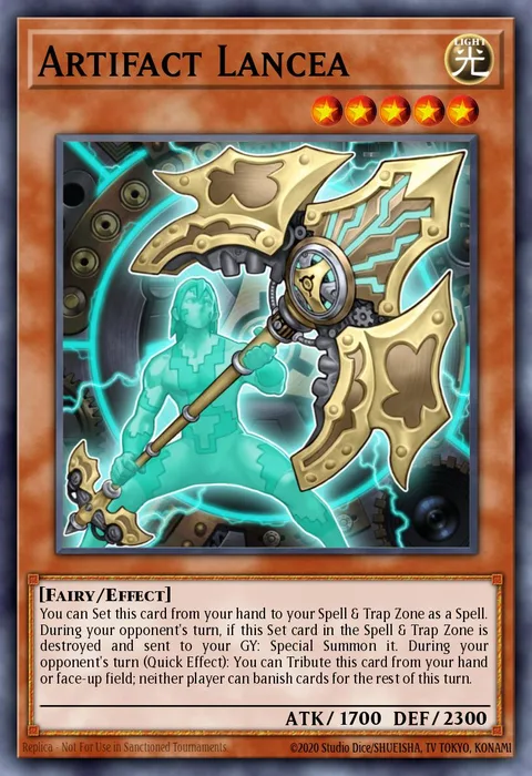 Artifact Lancea trading card