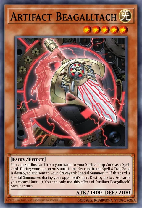 Artifact Beagalltach trading card