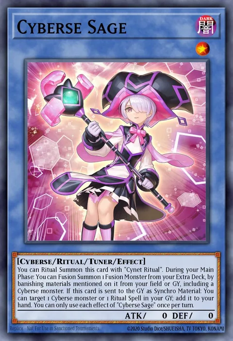Cyberse Sage trading card