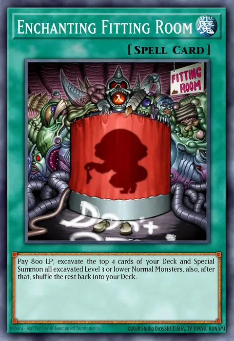 Enchanting Fitting Room trading card