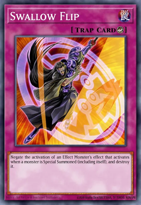 Swallow Flip trading card