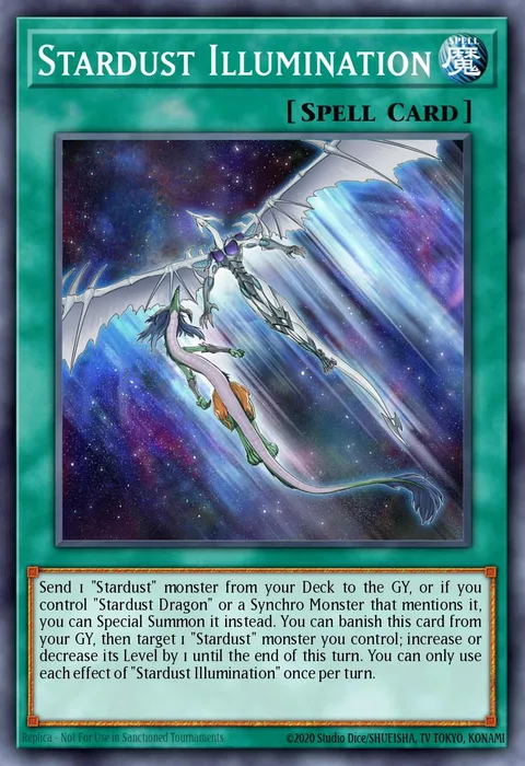 Stardust Illumination trading card