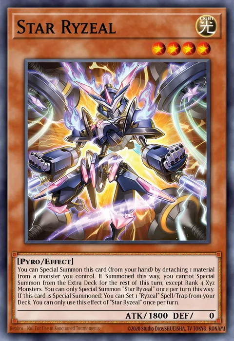 Star Ryzeal trading card