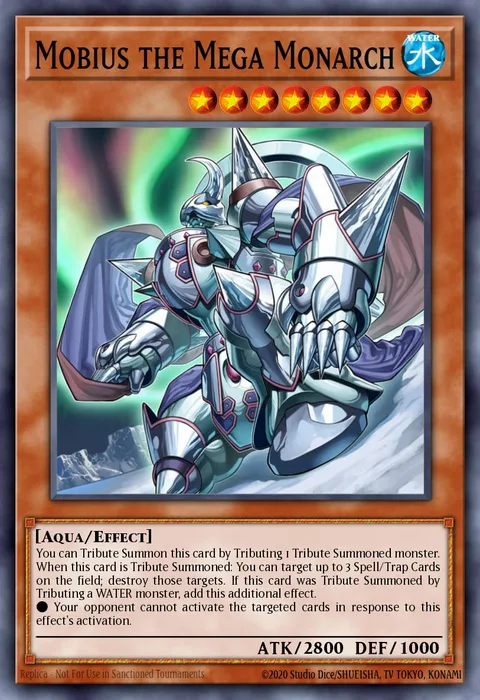 Mobius the Mega Monarch trading card