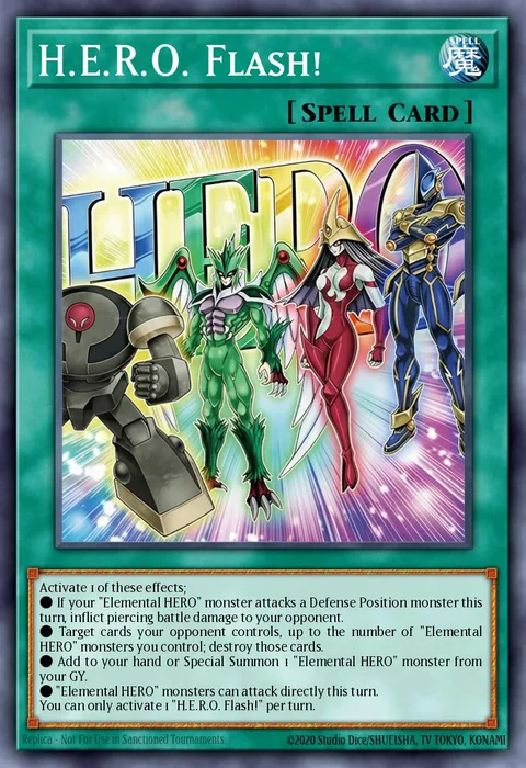 H.E.R.O. Flash! trading card