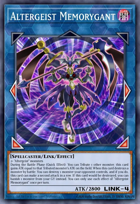 Altergeist Memorygant trading card