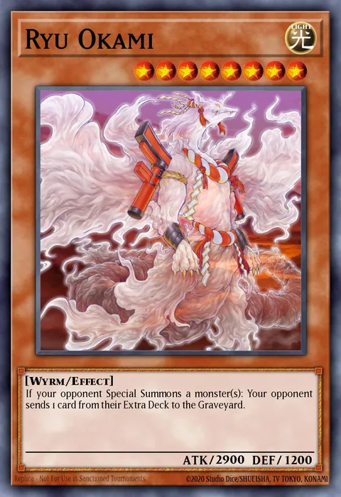 Ryu Okami trading card