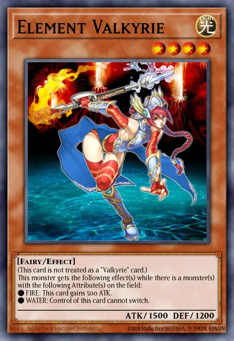 Element Valkyrie trading card