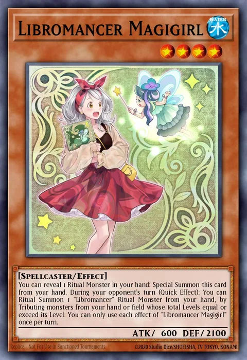 Libromancer Magigirl trading card