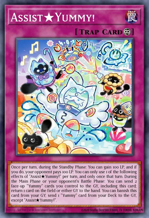 Assist★Yummy! trading card