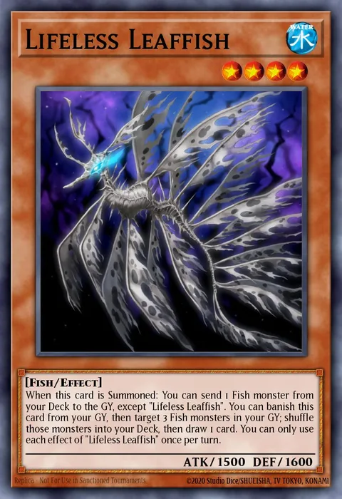 Lifeless Leaffish trading card