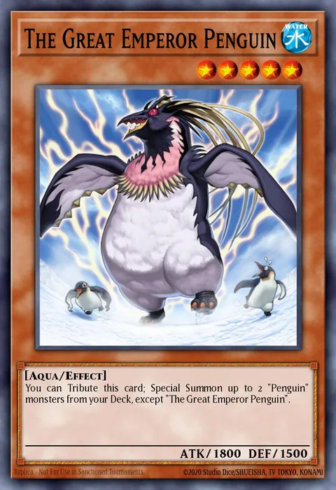 The Great Emperor Penguin trading card
