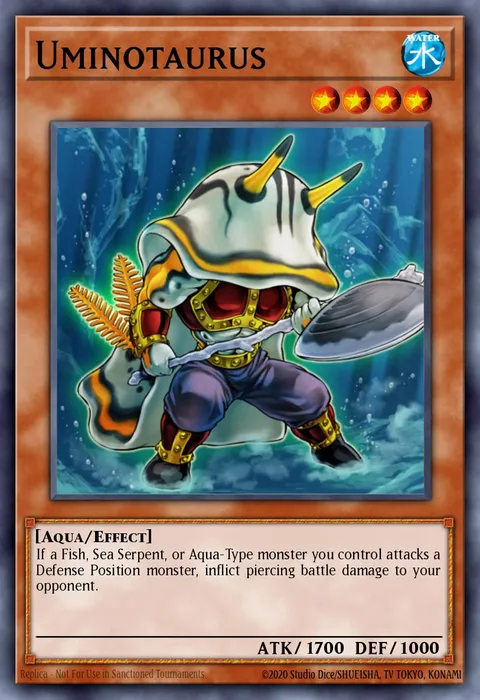 Uminotaurus trading card