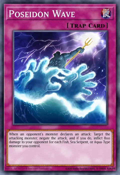 Poseidon Wave trading card