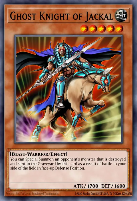 Ghost Knight of Jackal trading card