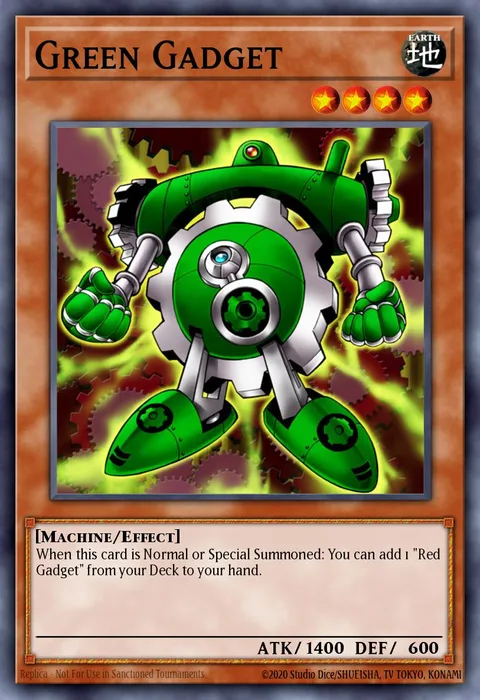 Green Gadget trading card