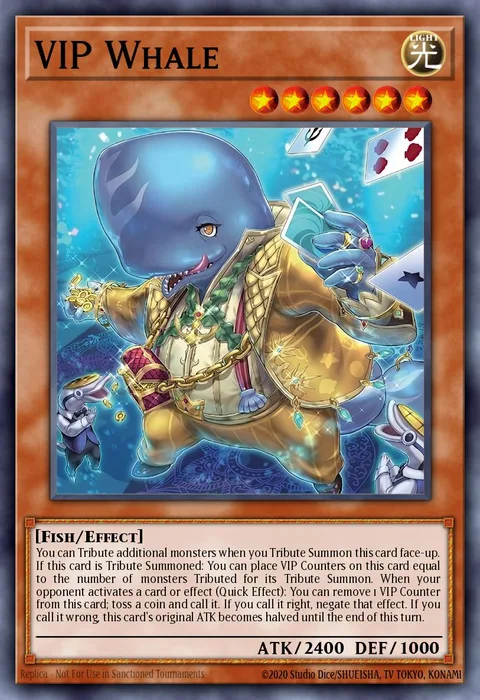 VIP Whale trading card