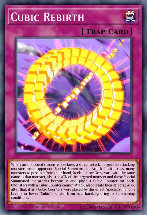 Cubic Rebirth trading card