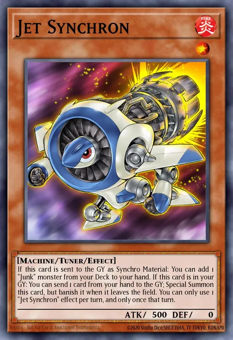 Jet Synchron trading card