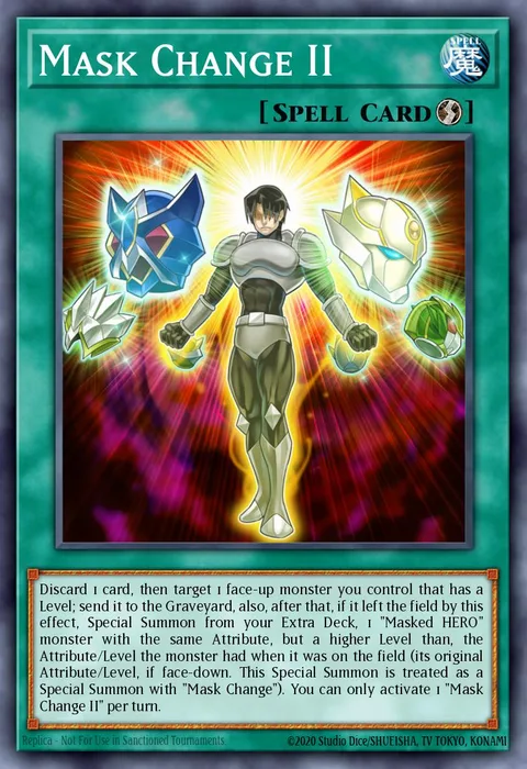 Mask Change II trading card