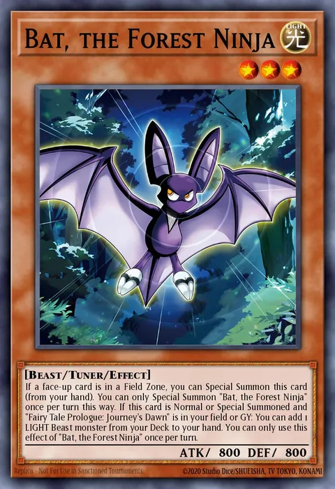 Bat, the Forest Ninja trading card