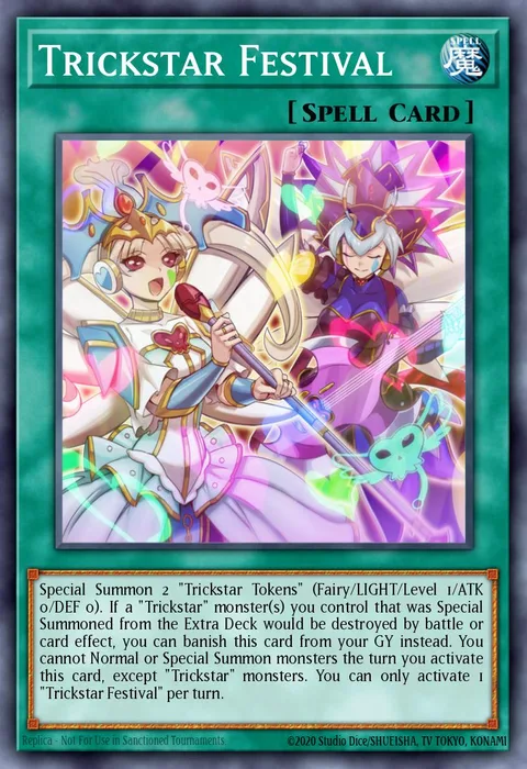 Trickstar Festival trading card