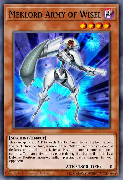 Meklord Army of Wisel trading card