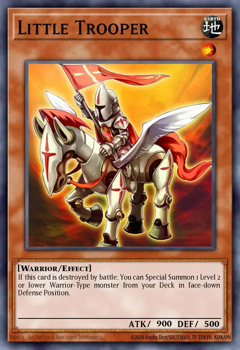 Little Trooper trading card