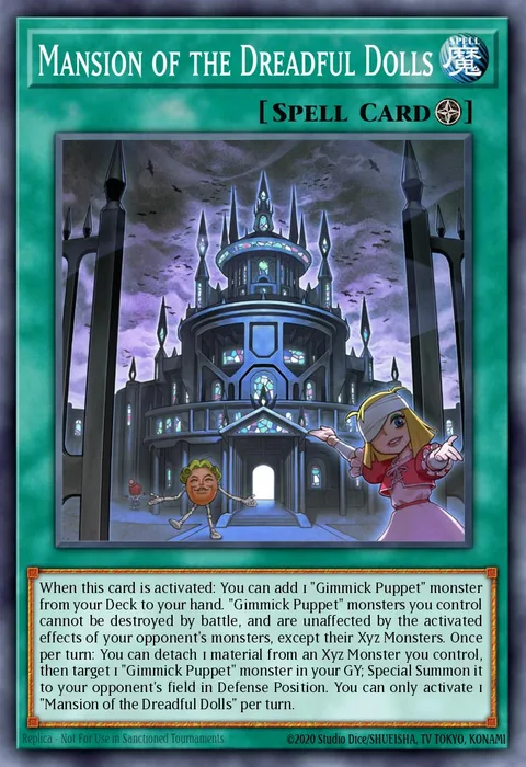Mansion of the Dreadful Dolls trading card