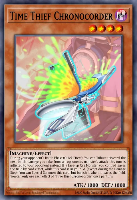 Time Thief Chronocorder trading card