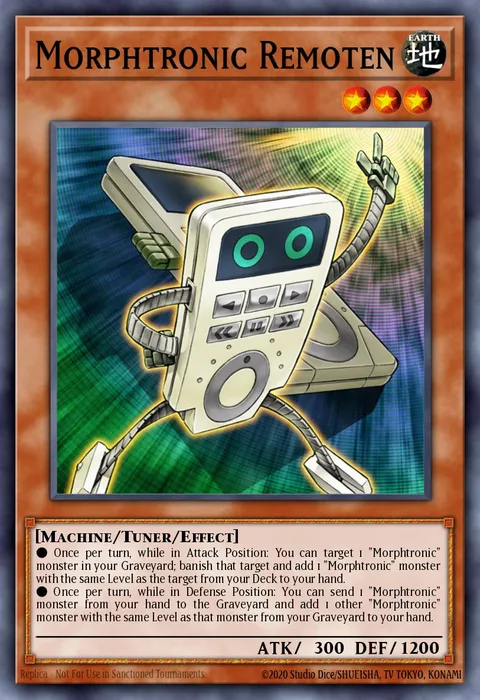 Morphtronic Remoten trading card